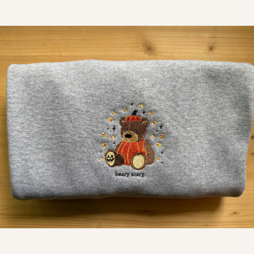 Beary Scary Halloween Sweatshirt
